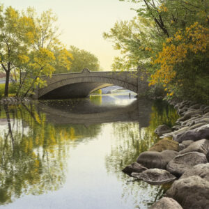 "Bridges of Madison #1" watercolor 11" x 16" 2006