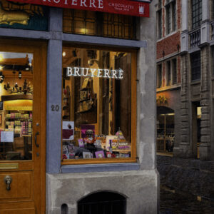 "Chocolate in Brussels" Watercolor Signed and Numbered Print