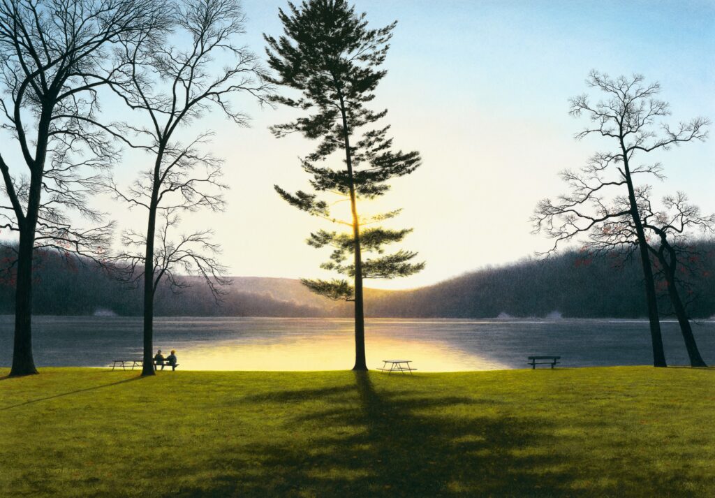 "Devil's Lake Sunset" Watercolor Open Edition Print
