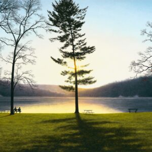 "Devil's Lake Sunset" Watercolor Signed and Numbered Print