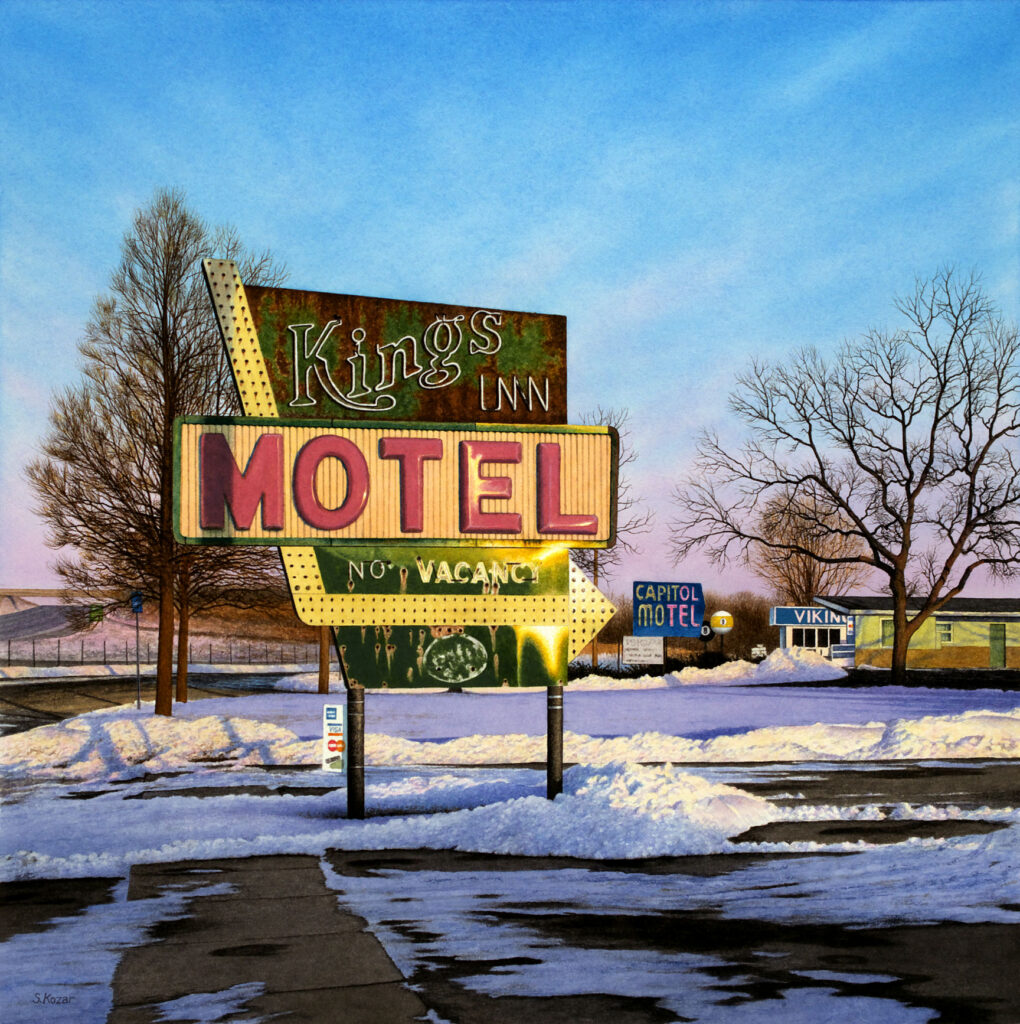 "King's Motel" Watercolor Open Edition Print