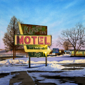 "King's Motel" Watercolor Open Edition Print