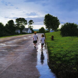 "Passing Storms-Forever Brother and Sister" Oil Open Edition Print