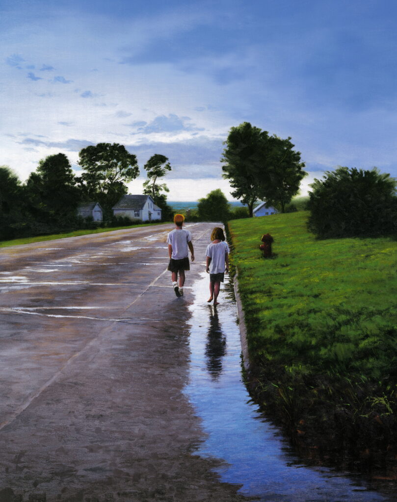 "Passing Storms-Forever Brother and Sister" Oil Open Edition Print