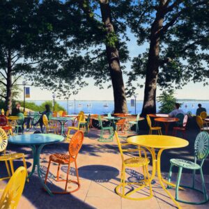 "Summer at the Union Terrace" Oil Signed and Numbered Print