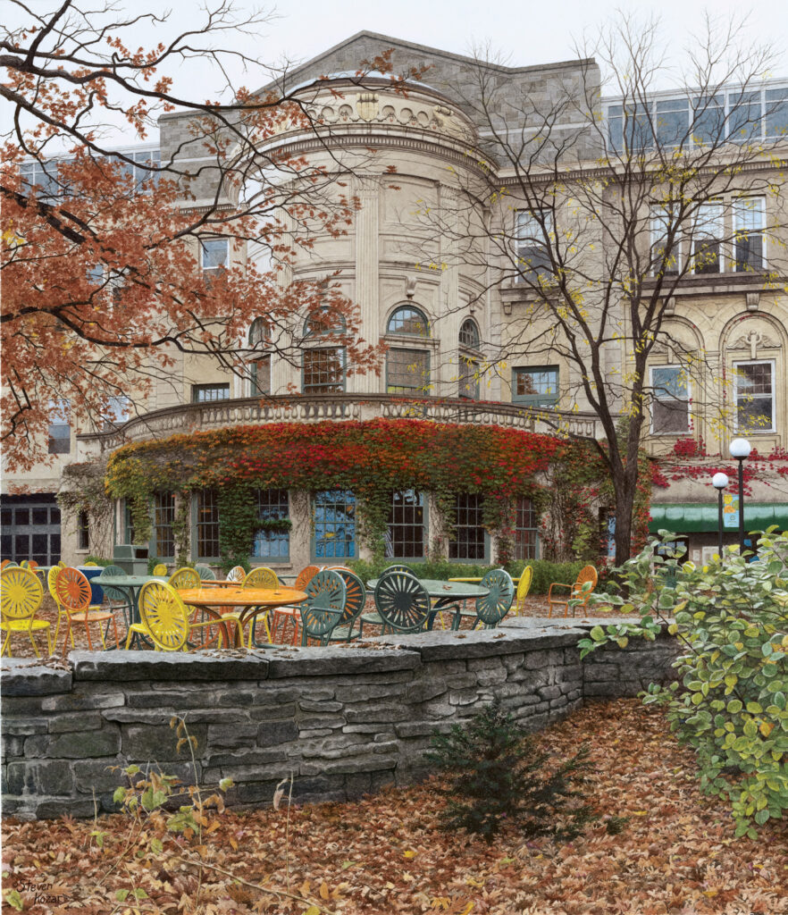 "Autumn at the Union Terrace" Watercolor Open Edition Print
