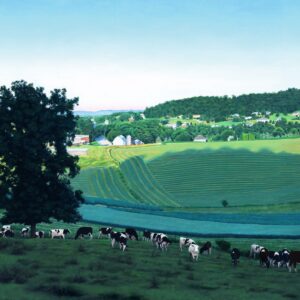 "View from St. Anne's Hill" Oil Signed and Numbered Print