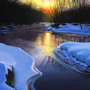 "Winter Solitude" Oil Signed and Numbered Print