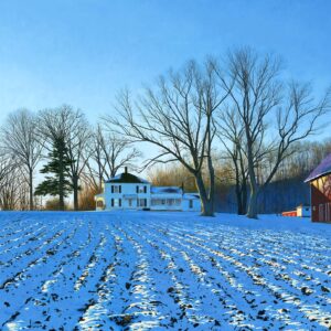 "Winter at the Donald Farm" Oil Signed and Numbered Print